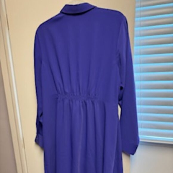 J Jill Wearever Twist-Front Shirtdress - Picture 2 of 3